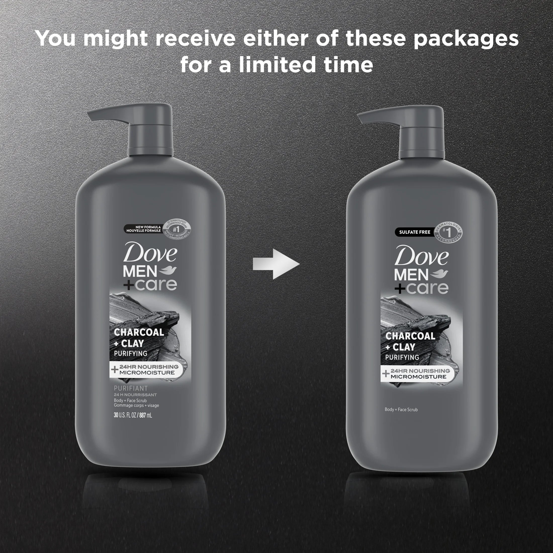 Elements Liquid Body Wash and Face Wash Charcoal + Clay Nourishing Cleanser, 30 Oz
