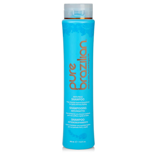 Anti-Frizz Daily Shampoo, Salt-Free, Color Safe, with Keratin, Argan Oil & Acai for Prolonged Treatment & Smooth Hair, 13.5 Oz