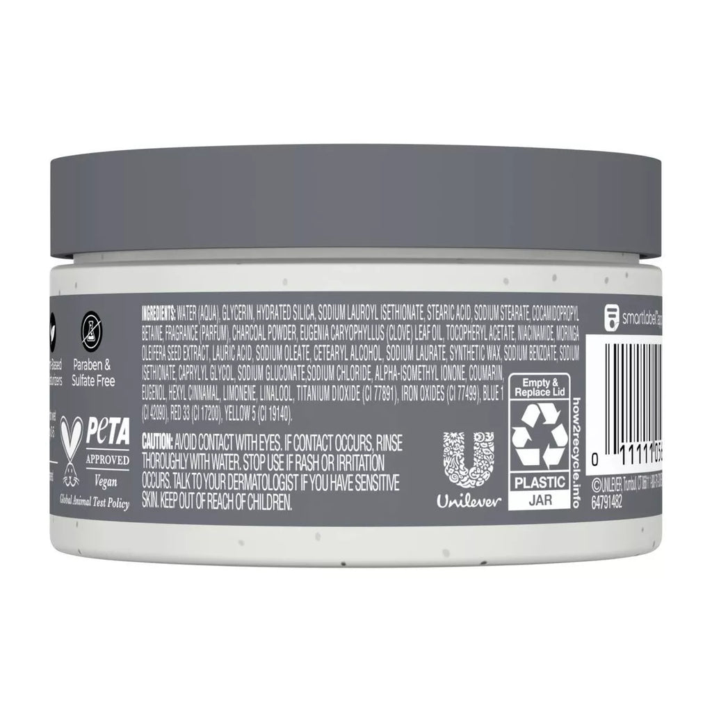 Dove Men+Care Limited Edition Body & Face Scrub - Lump O' Charcoal - 3.5Oz: Moisturizing, Exfoliating, Clove Scent, Normal & Dry Skin