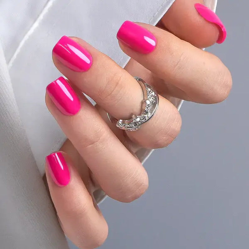 Milky White Press on Nails | Curvlife Nail | 30Pcs | Glossy Natural Finish | Easy Apply, Comfortable & Durable | Daily, Business & Elegant Nail Art | Summervibes