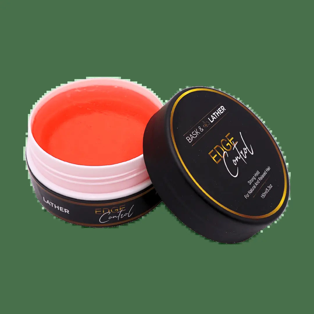 STRONG HOLD- THICK EDGES- EDGE CONTROL BASK and LATHER Gel Haircare Strong Edge