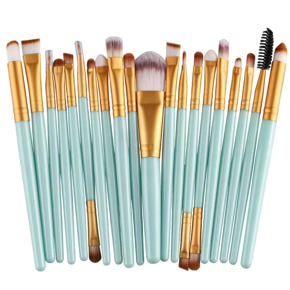 20Pcs Eye Brush Complete Eyeshadow Brush Beauty Tool Explosive Neutral Logo Free Eyeliner Brush