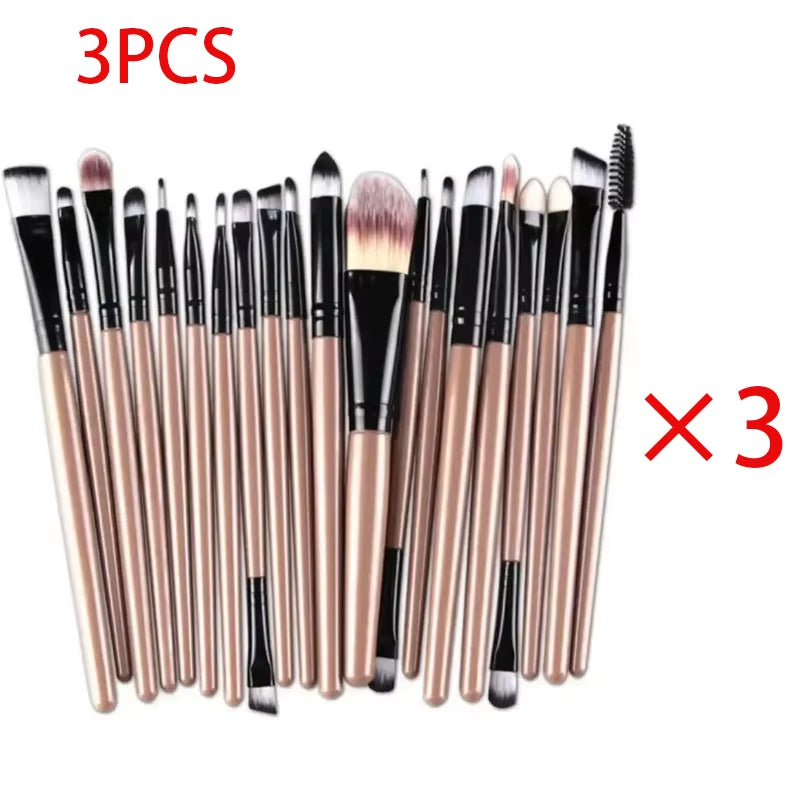 20Pcs Eye Brush Complete Eyeshadow Brush Beauty Tool Explosive Neutral Logo Free Eyeliner Brush