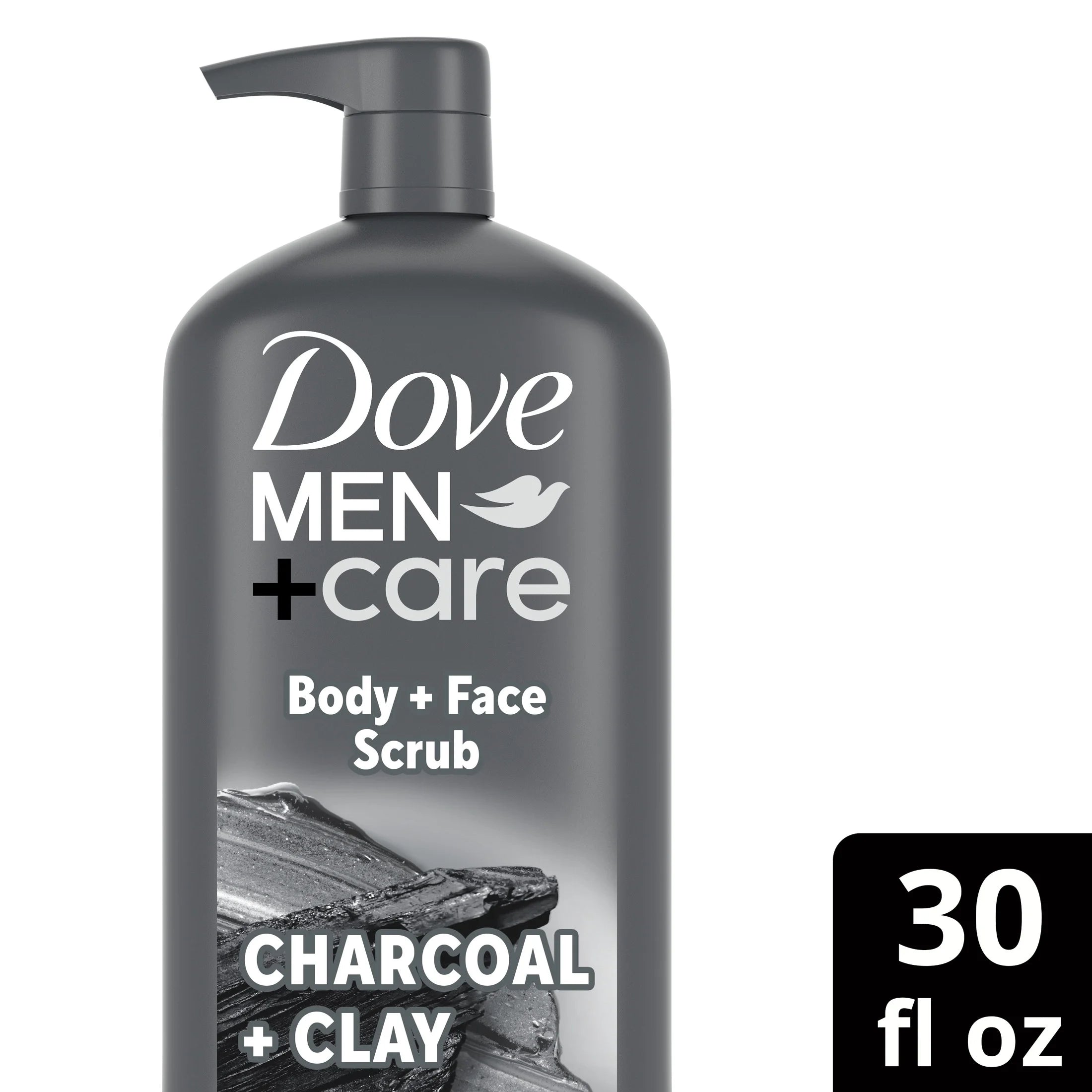 Elements Liquid Body Wash and Face Wash Charcoal + Clay Nourishing Cleanser, 30 Oz