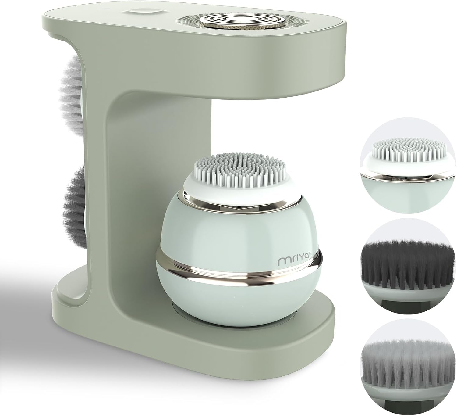 Facial Cleansing Brush Silicone Face Scrubber, Exfoliating Brush, Facial Massage Brush - for Gentle Exfoliation, Massage, Blackhead Removal and Makeup Removal