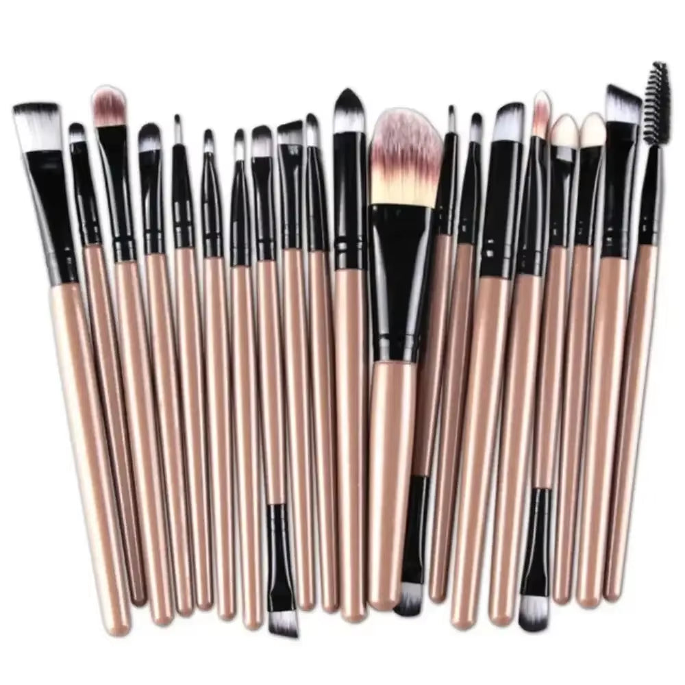 20Pcs Eye Brush Complete Eyeshadow Brush Beauty Tool Explosive Neutral Logo Free Eyeliner Brush