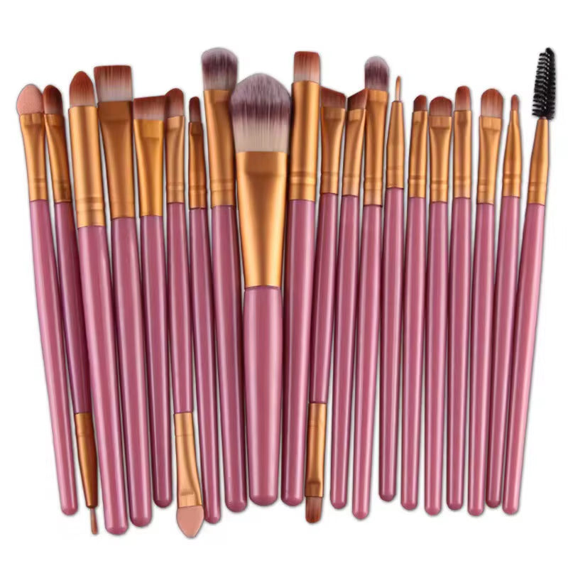 20Pcs Eye Brush Complete Eyeshadow Brush Beauty Tool Explosive Neutral Logo Free Eyeliner Brush