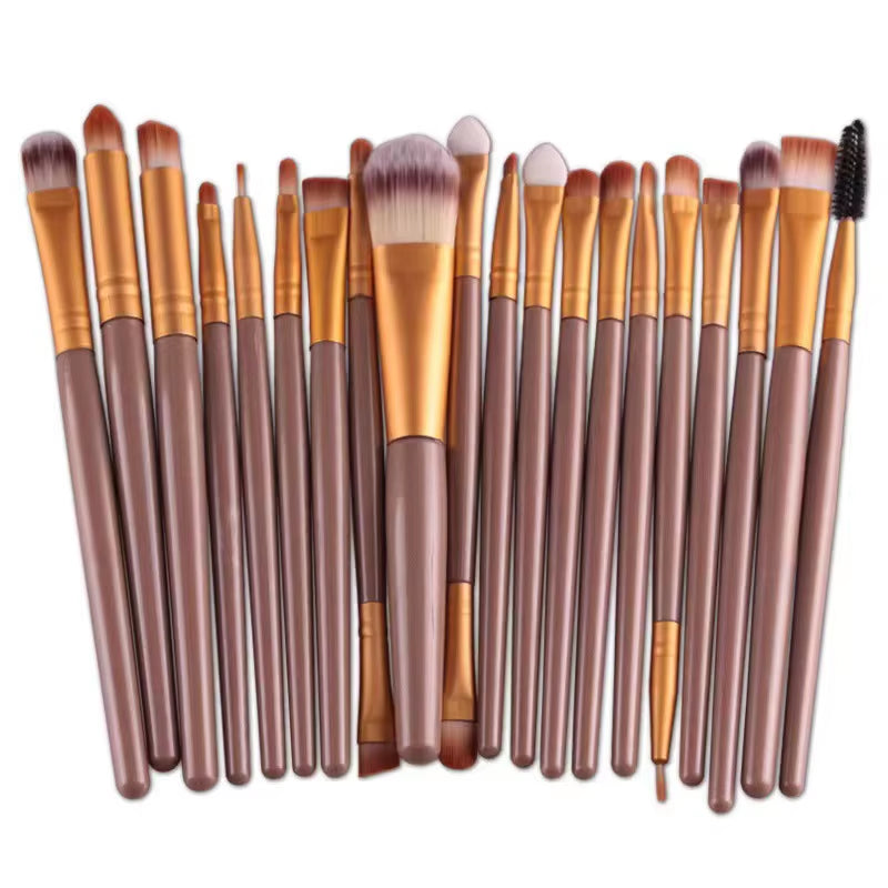 20Pcs Eye Brush Complete Eyeshadow Brush Beauty Tool Explosive Neutral Logo Free Eyeliner Brush
